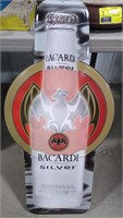 Bacardi Silver metal advertisement