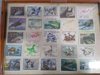 Robert L Forester signed stamp collection