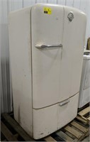 Vintage Kelvinator freezer bottom refrigerator