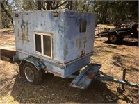 Box trailer with contents