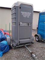 2011 Poly John Porta potty on trailer with title