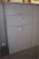STEELCASE 5 DRAWER A GRADE LATERAL FILE CABINET