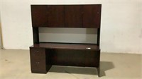 2 Drawer Office Desk with Hutch-