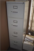 4 DRAWER LETTER SIZE VERTICAL FILE CABINET