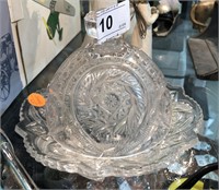 Round Glass Butter Dish
