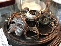 Scrap Silver Jewelry - Rings, Necklaces, Pin