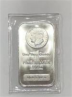.999 1oz Silver Bar - Silver Morgan Motif