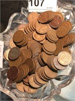 Large Lot of Wheat Stalk Pennies