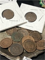 19 - 100 Yr Old Indian Head  Cents 1870-1906