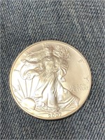 2007  .999 Silver Eagle $1 Dollar Coin
