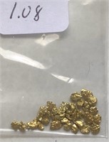 1.08 Grams Alaskan Gold Nuggets