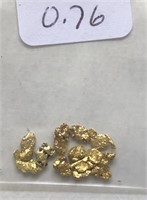 0.76 Grams Alaskan Gold Nuggets