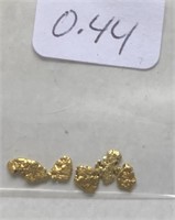 0.44 Grams Alaskan Gold Nuggets