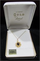 Genuine Smokey Quartz 12kt Gold Filled Necklace