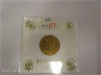 1878 Liberty $2 1/2 Quarter Eagle Gold Coin