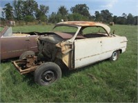 Ford '50 2dr - body is fair, motor out,