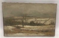 Winter landscape by Albert Babb Insley