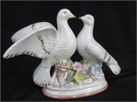Capodimonte Doves Figurine (Signed)