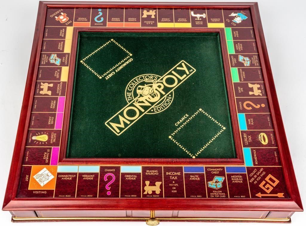 Franklin Mint 1991 Deluxe Monopoly Hotels 