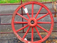 40" Wooden Wagon Wheel