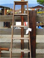 (2) Pole Pruners & 6' Wood Step Ladder