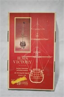 Vintage Wood HMS Victory Tall Ship Model 1:98
