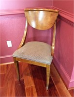 3 matching Fruitwood Side Chairs.