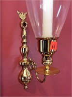 Pair of Brass Wall Sconces