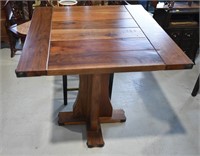 Modern Tall Wood Dining Table
