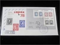1978 Capex Stamp Ltd Ed 065/300 Cover Issue