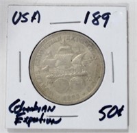 1892 Columbian Exposition Commerative Coin USD