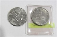 1976 & 1985 USA Half Dollar Coins
