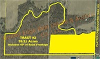 TRACT 2: 39.2± acres of woods