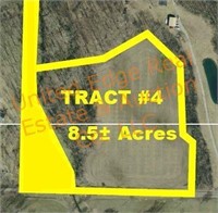 Tract 4: 8.5± acres of farmland and woods