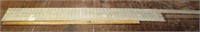 steel and wooden measuring sticks (1) 72",