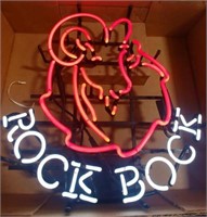 Rock Bock neon advertisement