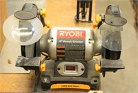 Ryobi 6" double wheel bench grinder, buyer to