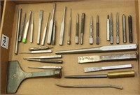 asstd. Craftsman & other punches & chisels