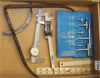 flat lot of inspection tools to include a set of