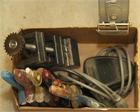 box lot to include a foot switch control, drill