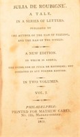 1809 American Edition of Early Novel.