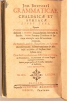 Buxtorf's Grammaticae Chaldaicae 1685.