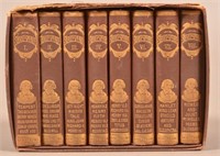 8 Vol Mini Set of Shakespeare in Box Ca 1900.