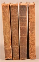 4 Vols Don Quixote NY 1825.