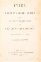 Herman Melville's Typee NY 1849.