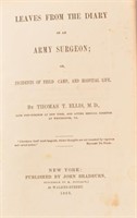 1863 Printing of Civil War Surgeon's Diary.