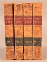 Gibbon's Decline & Fall of Rome 1837 4 Vols.