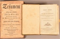 Lancaster German New Testament 1812 + Bible.