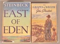 Steinbeck Grapes of Wrath + East of Eden 1st Eds.