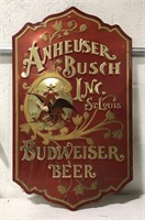 Anheuser Busch Inc. Budweiser sign